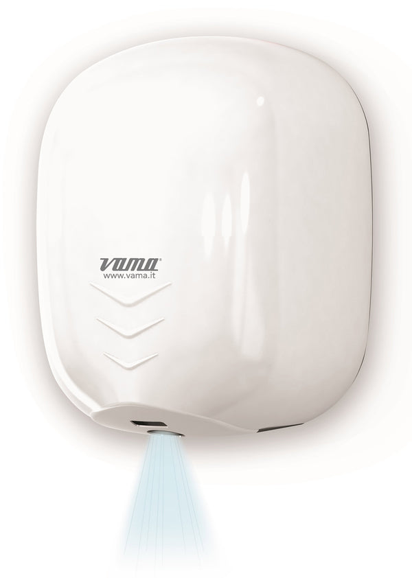 Sèche-mains électrique Vama Stream Dry UV BF avec cellule photoélectrique 1100W Acier blanc online