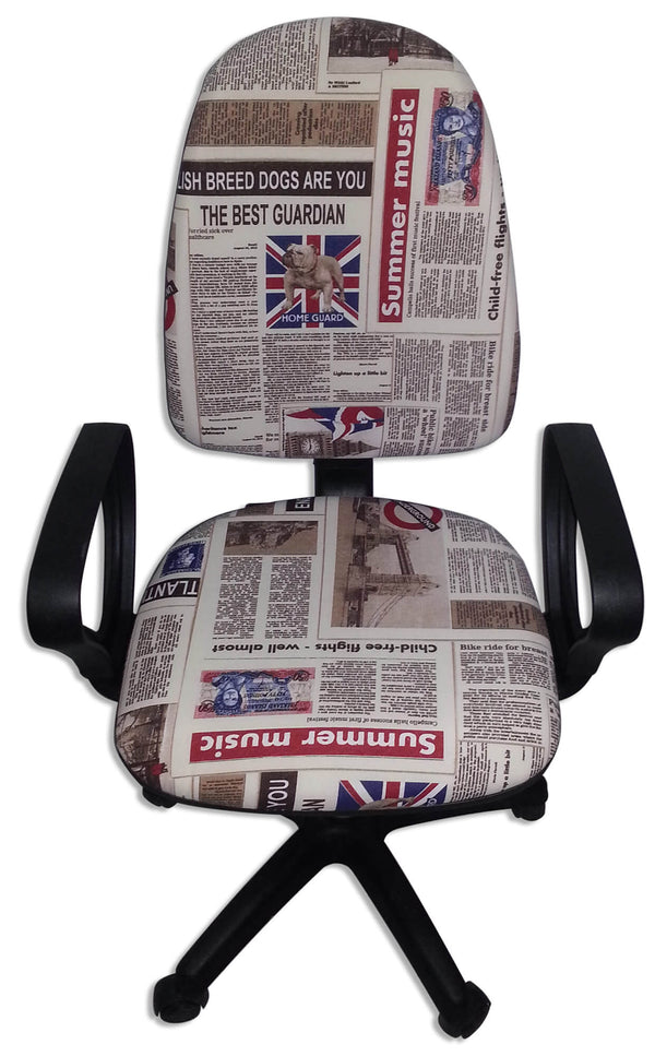 Chaise de bureau opérative en tissu Renier Giornale online