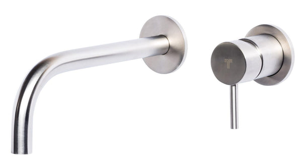 Nilo Mitigeur Lavabo Monocommande Encastrable En Acier Inoxydable Satiné sconto