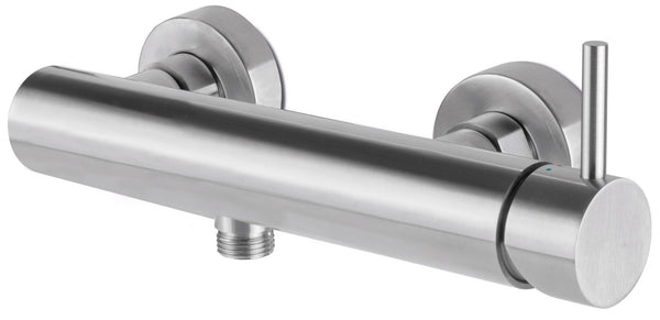 Mitigeur de douche à levier unique en acier inoxydable satiné Nilo online