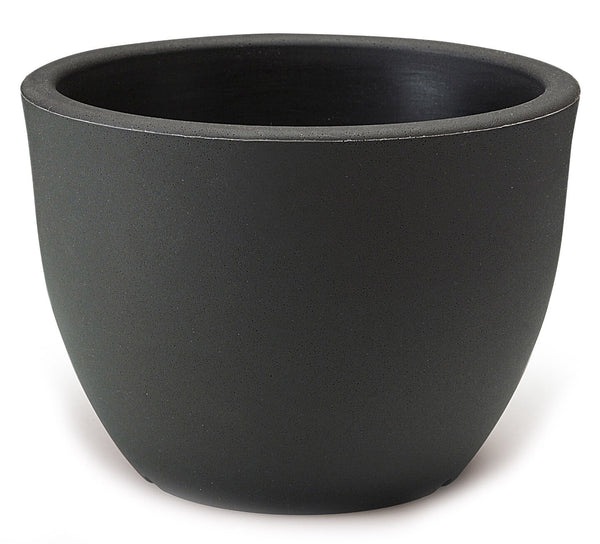 prezzo Set 2 Vases en Polyéthylène Vanossi Orione Anthracite Différentes Tailles