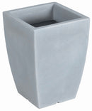 Vaso 50x36x36cm in Polietilene Vanossi Hydrus Quadro Pietra Serena-1
