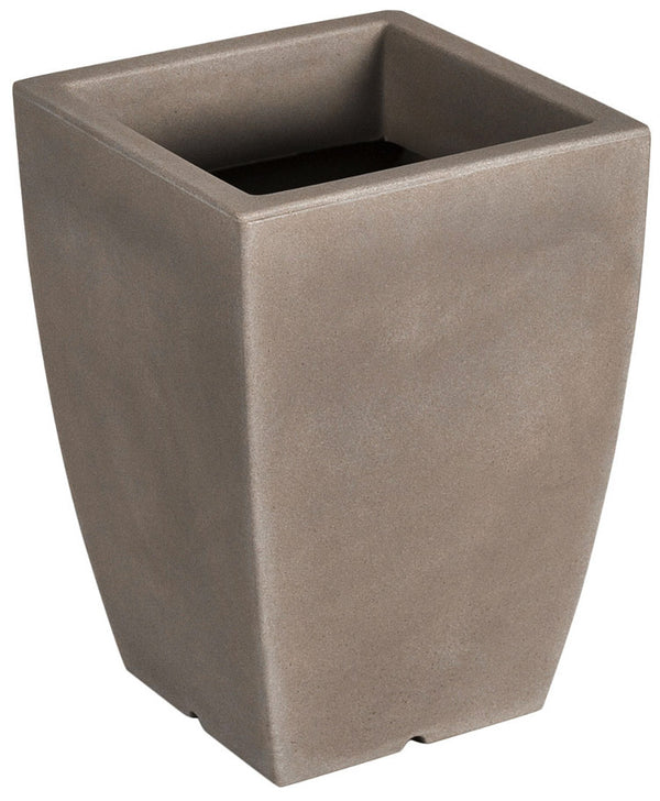acquista Vase 40x29x29cm en Polyéthylène Vanossi Hydrus Quadro Havana