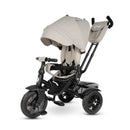Triciclo Passeggino per Bambini 6 in 1 con Seggiolino Reversibile Qplay Premium Avorio-1