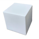 Tavolino Luminoso Solare da Giardino Autoricaricabile 50x50x50 cm in Polietilene Sined Cuby Bianco-1