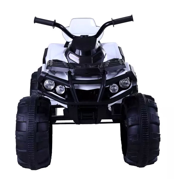 Quad Elettrico per Bambini 12V Happy Kids Superquad Bianco-3