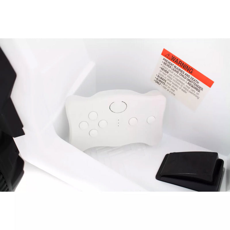 Quad Elettrico per Bambini 12V Happy Kids Superquad Bianco-9