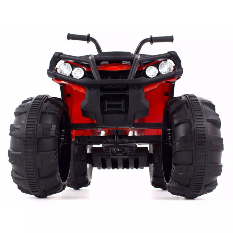 Quad Elettrico per Bambini 12V Happy Kids Superquad Rosso-4