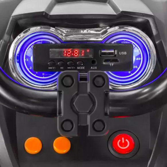 Quad Elettrico per Bambini 12V Happy Kids Superquad Rosso-9