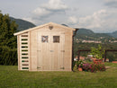 Casette Box da Giardino Porta Utensili 200x200 cm in Legno con Legnaia Ava-3