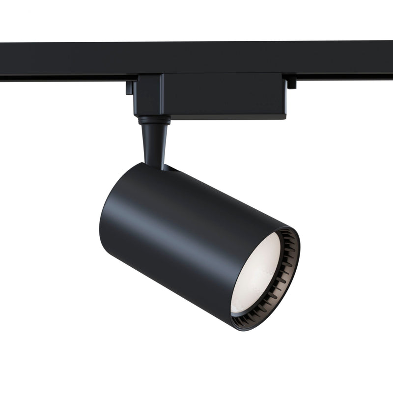 Faretto a LED per Sistema Illuminazione Binario 17W 4000K in Alluminio Vuoro  Nero-1