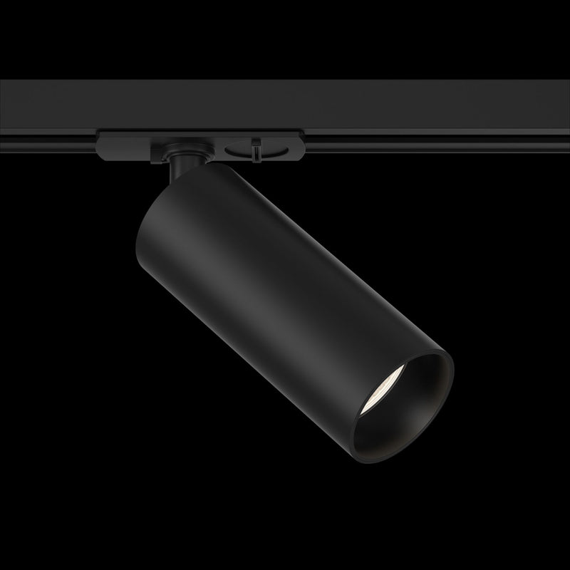 Faretto a LED per Sistema Illuminazione Binario 12W 3000K in Alluminio Focus LED  Nero-2