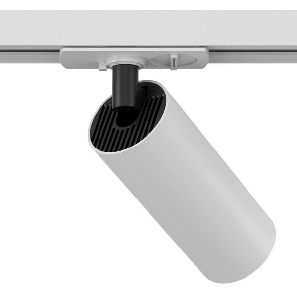 Spot LED pour système d'éclairage sur rail 12W 3000K en Aluminium Focus LED Blanc sconto