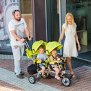 Passeggino Triciclo Gemellare Chipolino Apollo Blu-9