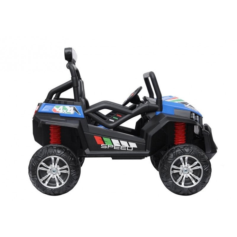 Macchina Elettrica per Bambini 24V 2 Posti Maxi Buggy Blu-4