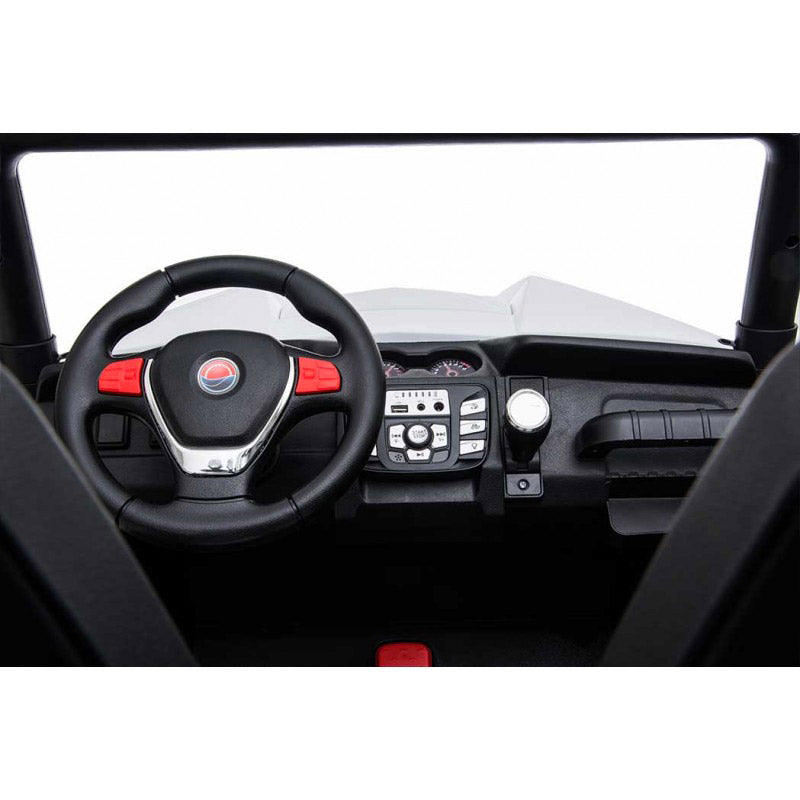 Macchina Elettrica per Bambini 24V 2 Posti Maxi Buggy Blu-9