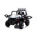Macchina Elettrica per Bambini 24V 2 Posti Maxi Buggy Bianca-2