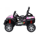 Macchina Elettrica per Bambini 24V 2 Posti Maxi Buggy Rosa-3