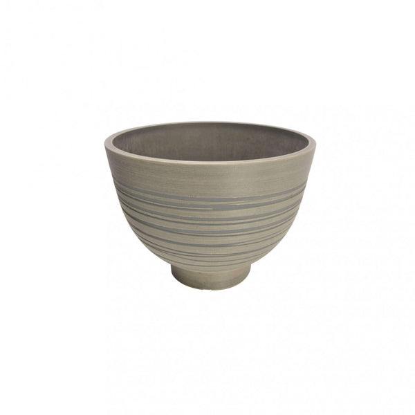 Petit vase Narcisse Ø25x18,5 cm en fibre synthétique Anthracite online