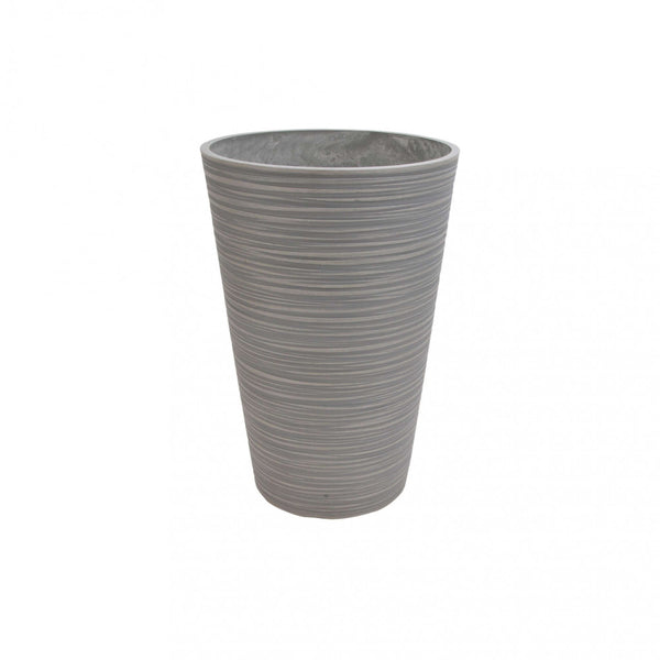 Petit Vase Azalée Ø31x46 cm en fibre synthétique Anthracite sconto