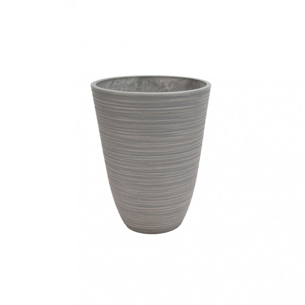 acquista Petit Vase Anémone Ø25,5x32,5 cm en fibre synthétique Anthracite