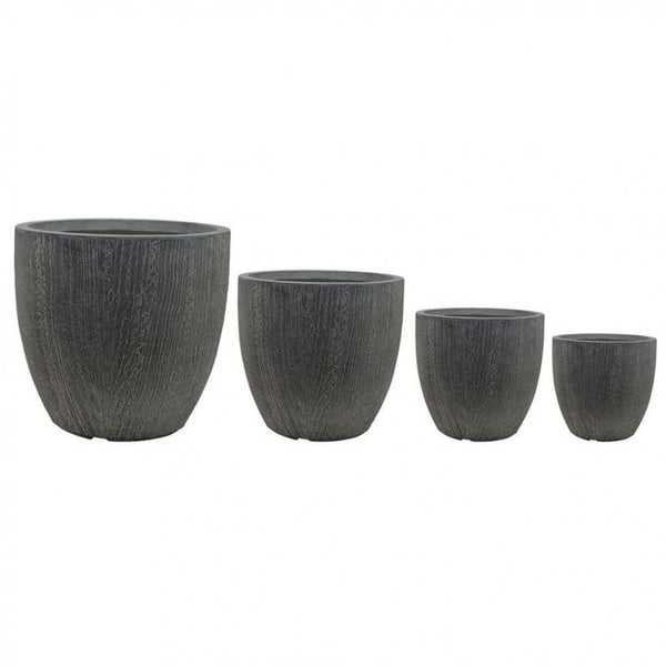 Set de 4 Vases Dalia en fibre d'argile grise prezzo