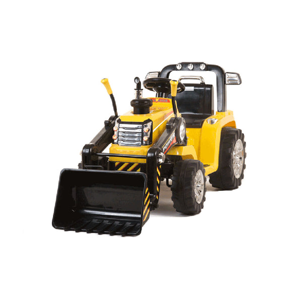 prezzo Tracteur Electrique pour Enfants Bulldozer avec Pelle Digger 12V Jaune