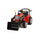 Tracteur Electrique pour Enfants Bulldozer avec Pelle Digger 12V Rouge