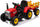 Tracteur électrique pour enfants 12V avec remorque rouge