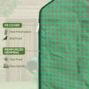 Copertura per Serra da Giardino con Porta a Cerniera e Finestre 140x73x190 cm in PE Verde-4