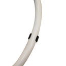 Amaca Dondolina da Giardino in Acciaio e Rattan Zaffiro Bianca-4