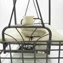 Dondolo Letto 3 Posti con Copertura a Gazebo Beige-6