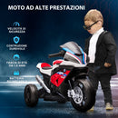 Moto per Bambini 6V BMW HP4 con Fari Rosso-8