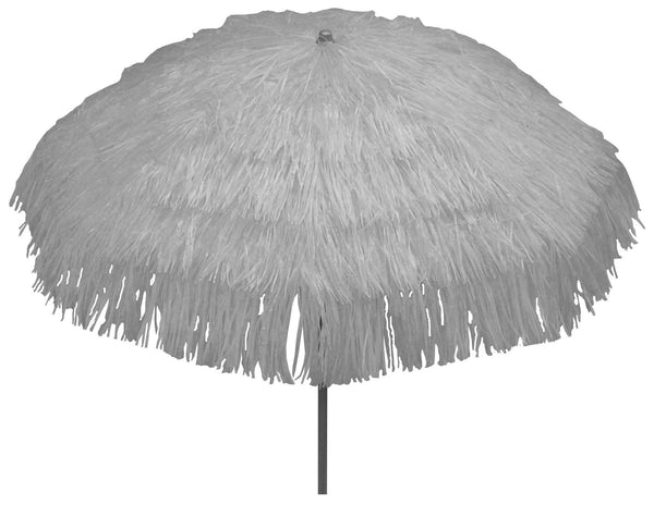 online Parasol de jardin en acier Ø2 m Maffei Kenya Blanc