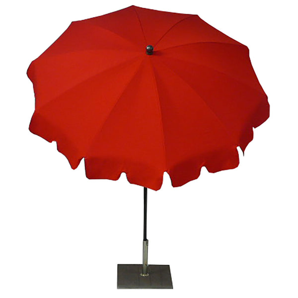 Parasol de jardin Ø200 cm Mât en acier Ø27 mm Maffei Allegro Rouge online