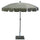 Parasol de jardin Ø200 cm Mât Ø27 mm en acier Maffei Allegro Tortora