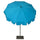 Parasol de jardin Ø200 cm Mât Ø27 mm en acier Maffei Allegro Turquoise