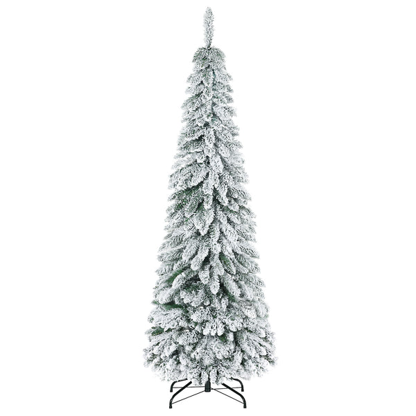 Albero di Natale Artificiale Innevato 180 cm 523 Rami Verde sconto