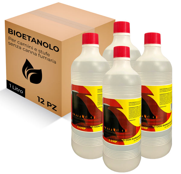 prezzo Bioéthanol 12 Litres Combustible Ecologique pour Cheminées Cheminées Biocheminées