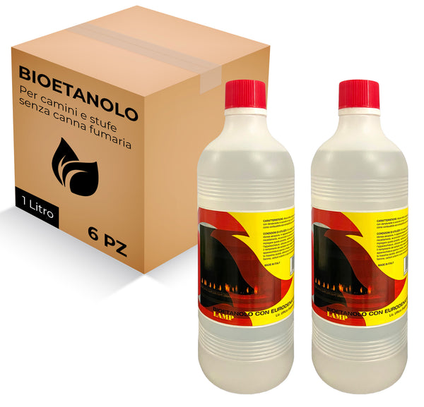 acquista Bioéthanol 6 Litres Combustible Ecologique pour Cheminées Cheminées Biocheminées