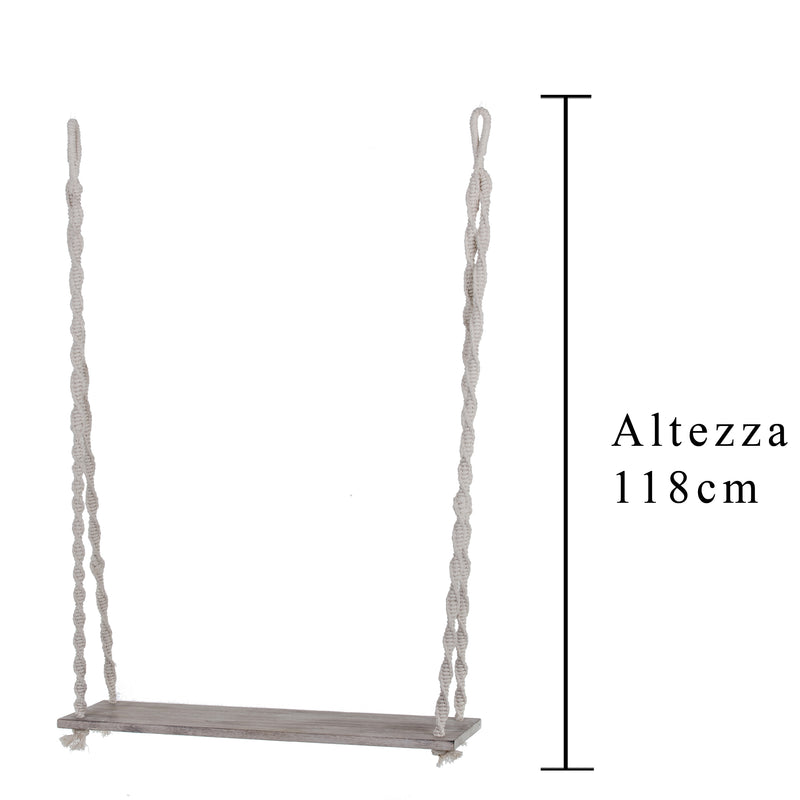 Altalena in Legno H 118 cm-2