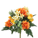 Set 2 Bouquet Artificiali con Dalie Arancioni-1
