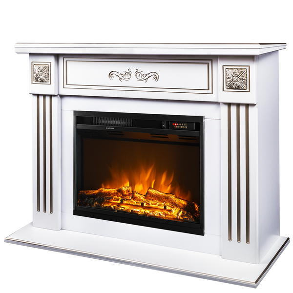 Camino Elettrico da Pavimento 88,3x108,7x29 cm Effetto Fiamma 1500W Praga & Lorance online