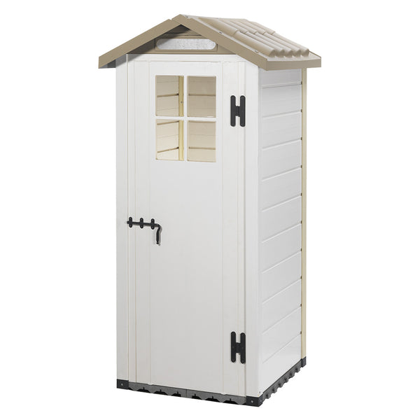Petite Maison Box Placard Abri Pvc Pour Outils 82,5X82,5X215Cm Toscane New Evo 80 Beige acquista