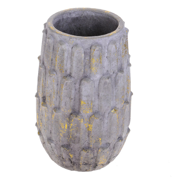 Vaso Stone in Ceramica Decorato H 34,5 cm online