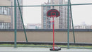 Panier de basket d'extérieur avec support et hauteur réglable en acier