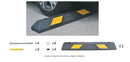 Set 2 Fermaruota Auto in Gomma Vulcanizzata 90x15x10 cm Arc Rubber ARC 9000 Kit-9