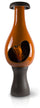 Cheminée au Sol en Céramique au Bioéthanol 35x95 cm Haricot Orange
