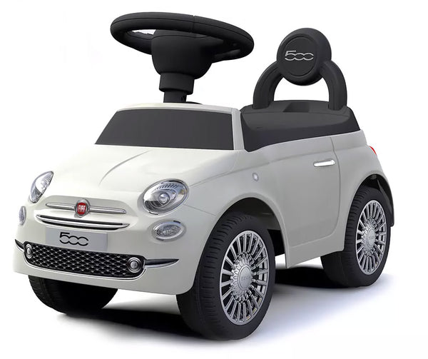 sconto Véhicule porteur pour enfants avec permis Fiat 500 Baby White
