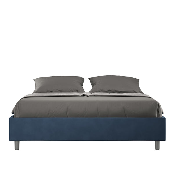 Grand lit double Azelia bleu différentes tailles online